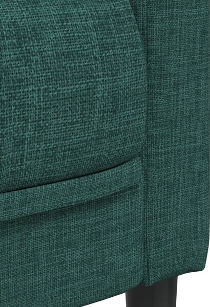 2dílná sedací souprava tmavě zelená textil 3209242