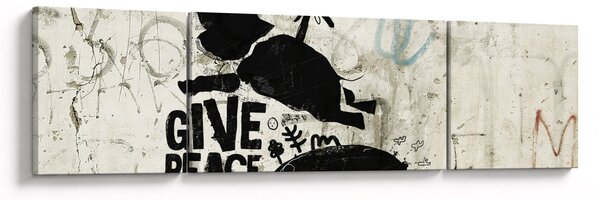 Obraz - Slon nad zemí (170x50 cm)