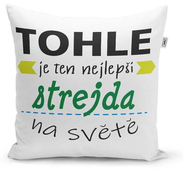 Sablio Polštář Tohle je ten nejlepší strejda na světě: 40x40 cm