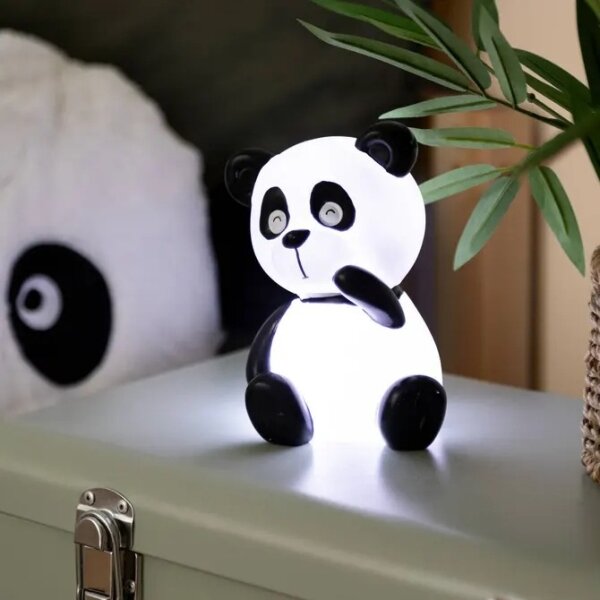 Atmosphera - LED Dětské noční světlo PANDA LED/3xLR44