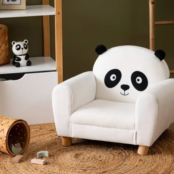 Atmosphera - LED Dětské noční světlo PANDA LED/3xLR44