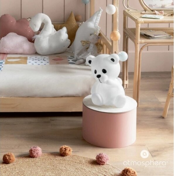 Atmosphera - LED Dětské noční světlo TEDDY LED/3xAA bílá