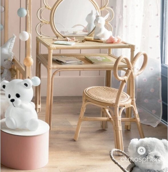 Atmosphera - LED Dětské noční světlo TEDDY LED/3xAA bílá
