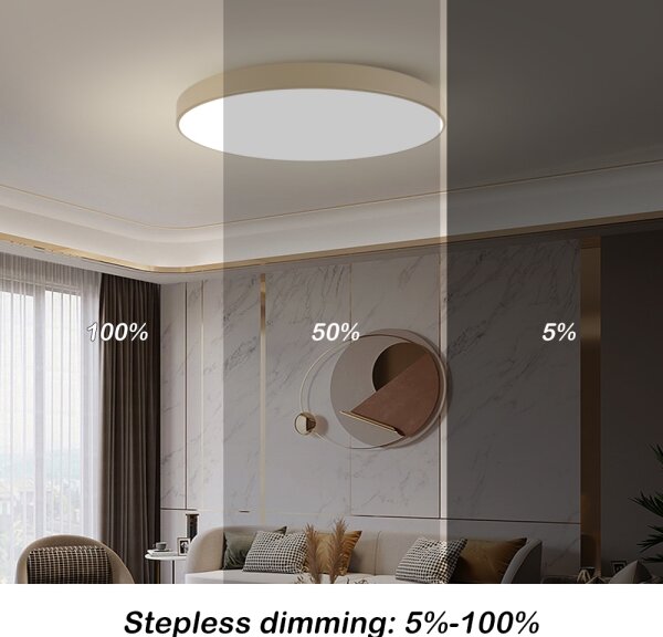BRILAGI-LED Stropní svítidlo POOL LED/128W/230V 3000/4000/6000K pr. 100 cm béžov