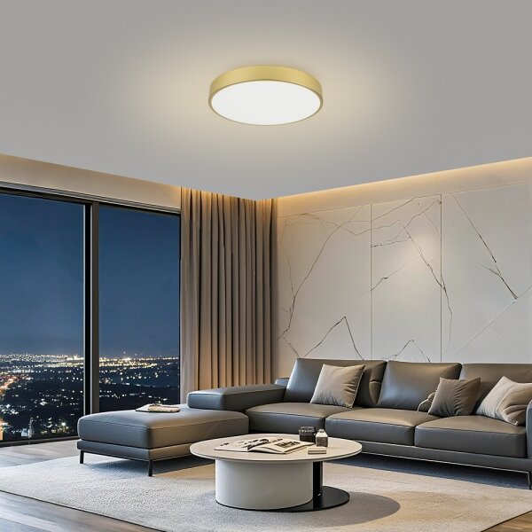 Brilagi - LED Stm. svítidlo POOL LED/60W/230V 3000-6000K pr. 60 cm zlatá + DO
