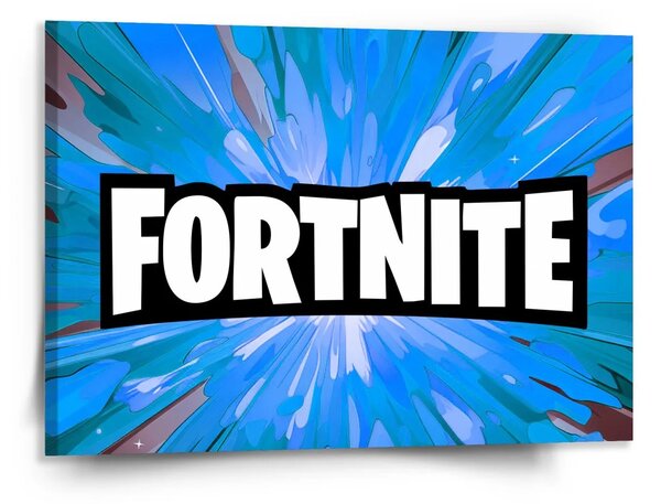 Sablio Obraz FORTNITE modrá - 150x110 cm