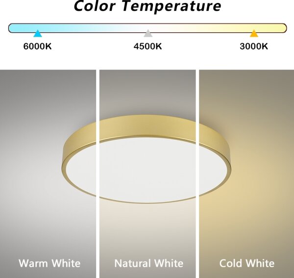Brilagi - LED Stm. svítidlo POOL LED/60W/230V 3000-6000K pr. 60 cm zlatá + DO