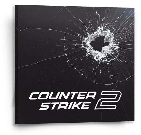 Sablio Obraz Counter Strike 2 Průstřel - 50x50 cm