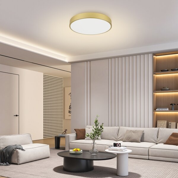 Brilagi - LED Stm. svítidlo POOL LED/60W/230V 3000-6000K pr. 60 cm zlatá + DO