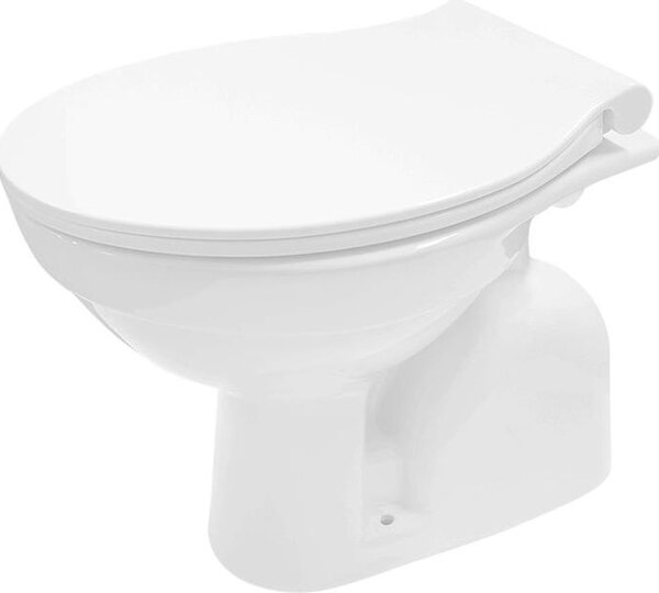 Podlahové WC Bidet Taharet Podstavec pro vypouštění WC Aquablue s nádržkou a víkem