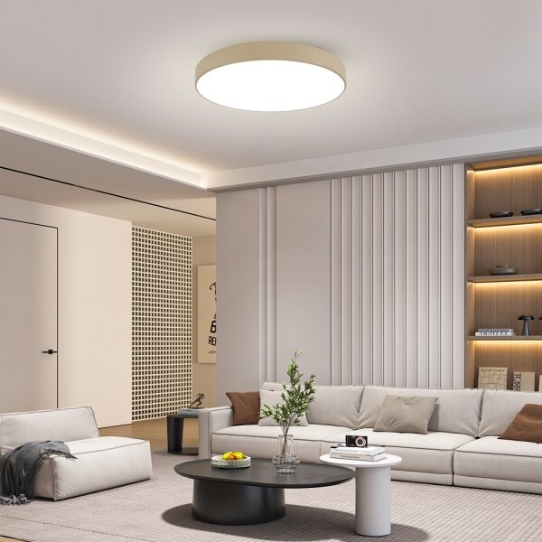 Brilagi-LED Stropní svítidlo POOL LED/100W/230V 3000/4000/6000K pr. 80 cm béžová