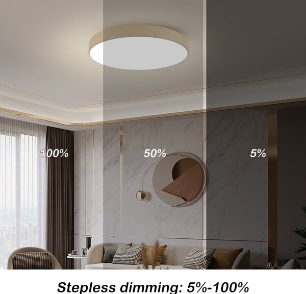 Brilagi-LED Stropní svítidlo POOL LED/100W/230V 3000/4000/6000K pr. 80 cm béžová
