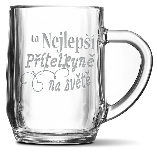 Sablio Půllitr Ta nejlepší přítelkyně na světě: 0,5 l