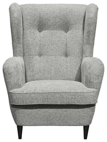 KŘESLO UŠÁK, textil, kompozitní dřevo, barvy stříbra MID.YOU - Online Only křesla & taburety, Online Only