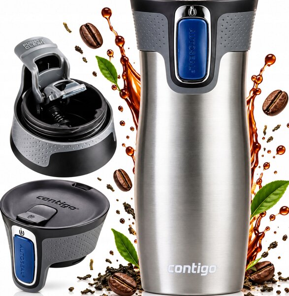 Termohrnek Contigo West Loop 2.0 stříbrný 470 ml
