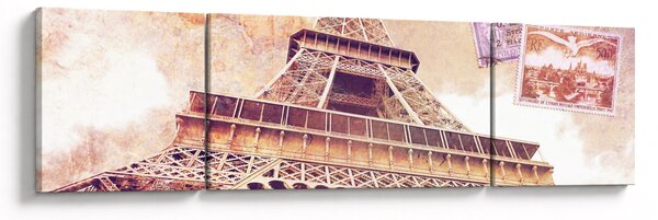 Obraz - Pohled z Paříže (170x50 cm)