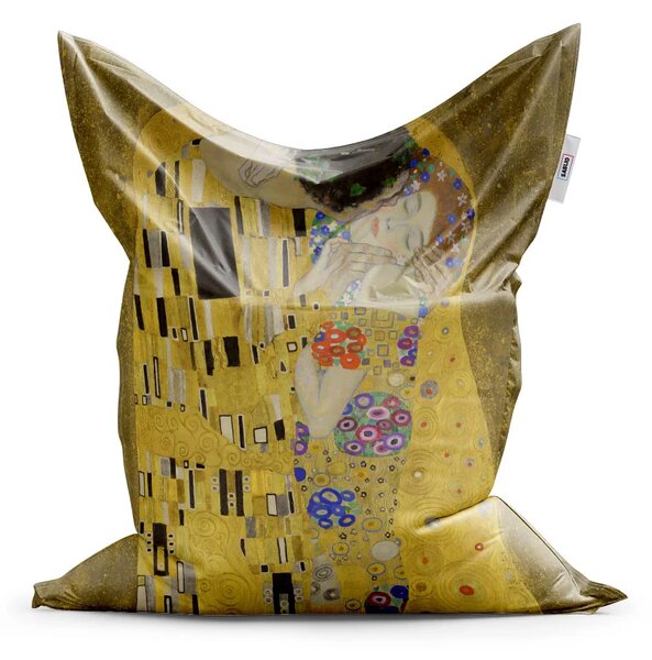 Sablio Sedací vak Polibek - Gustav Klimt - 150x100 cm