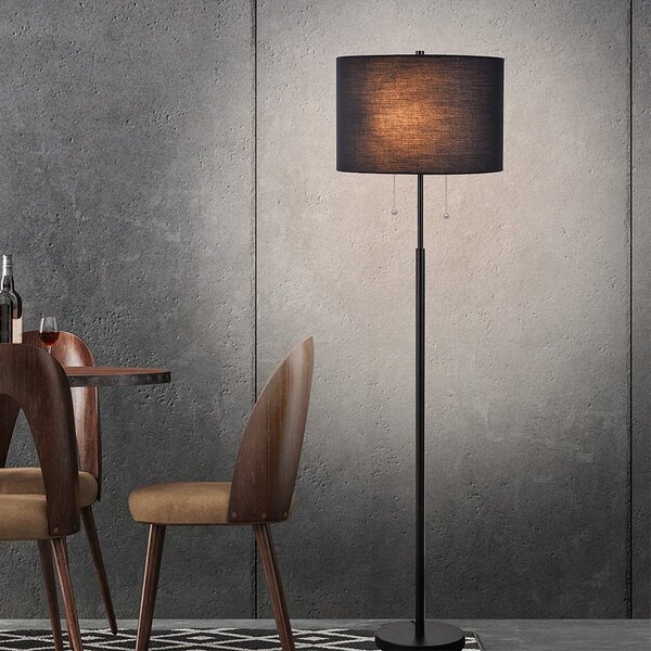 Light Prestige Fogo stojací lampa 2x15 W černá LP03042FBK