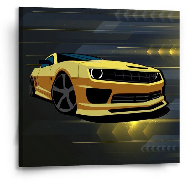 Sablio Obraz Chevrolet Camaro Pruhy - 50x50 cm