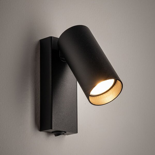 Nowodvorski Fourty nástěnné svítidlo 1x10 W černá 11763