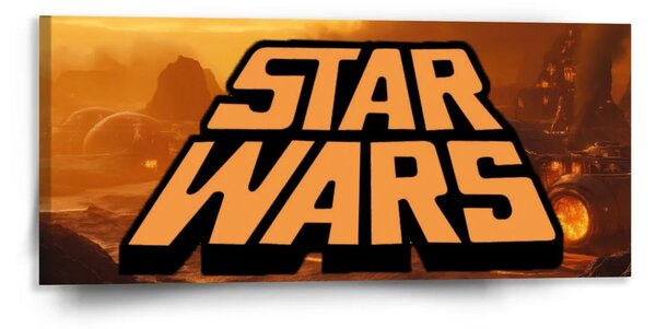 Sablio Obraz Star Wars Lávová planeta - 110x50 cm