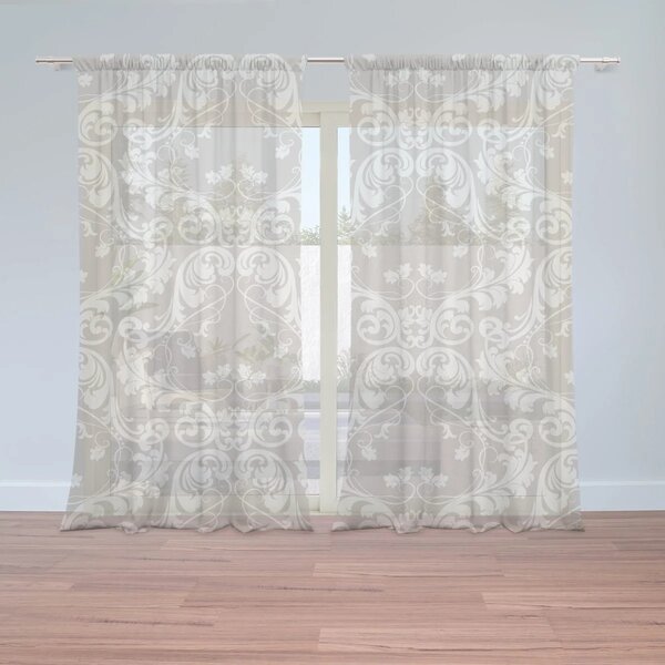 Sablio Záclony Secesní noblesa: 2ks 150x250cm
