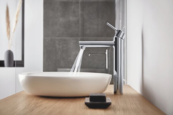 Umyvadlová baterie stojánková Grohe Concetto XL stříbrná