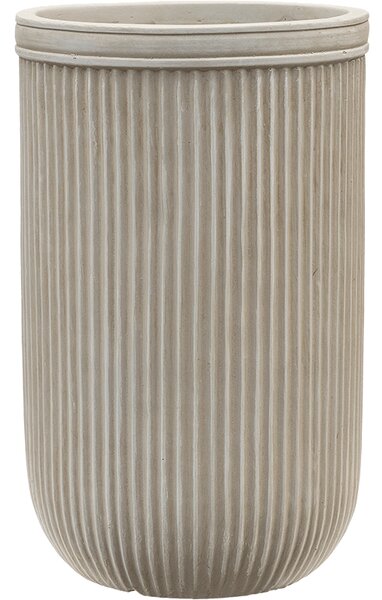 Obal Vertical Rib - Cylinder béžová, průměr 30 cm