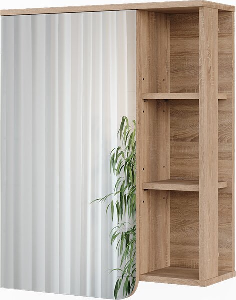 Zrcadlová skříňka Vicco Karen Sonoma 60 x 75 cm, Model 54691