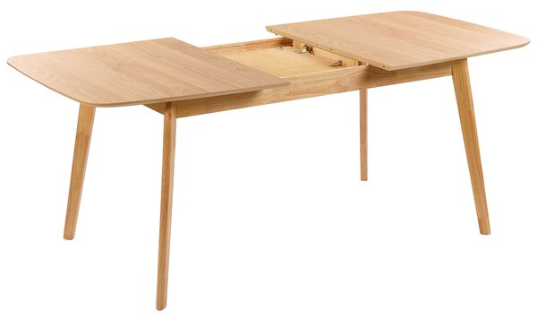 Rozkládací jídelní stůl MADOX Světlý dub 150/190 cm 90 cm