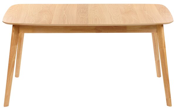 Rozkládací jídelní stůl MADOX Světlý dub 150/190 cm 90 cm