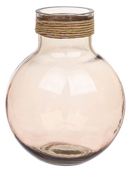 MUZZA Váza tangaro 34.5 cm růžová