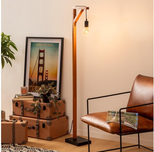 Atmosphera - Stojací lampa WILD 1xE27/25W/230V borovice