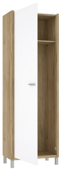 SKŘÍŇ NA ODĚV, bílá, barvy dubu, 66,4/200,6/41,5 cm MID.YOU - Online Only šatny & botníky, Online Only