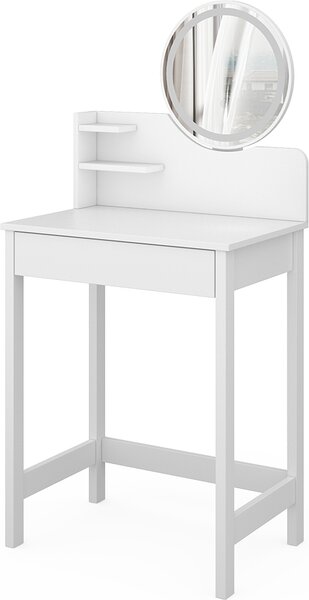 Toaletní stolek Vicco Surrey Bílá 60 cm se zrcadlem LED, Model 47664