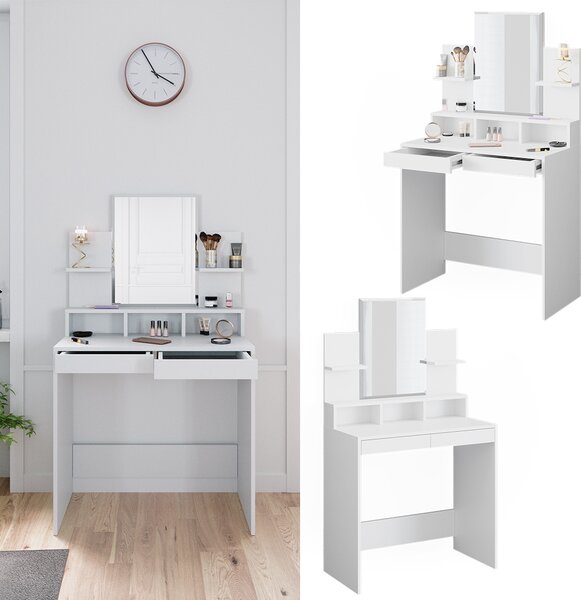 Toaletní stolek Vicco Ania Bílá 80 cm, Model 36282