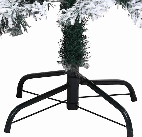 Umělý vánoční stromeček zasněžený zelený 180 cm PVC 320964