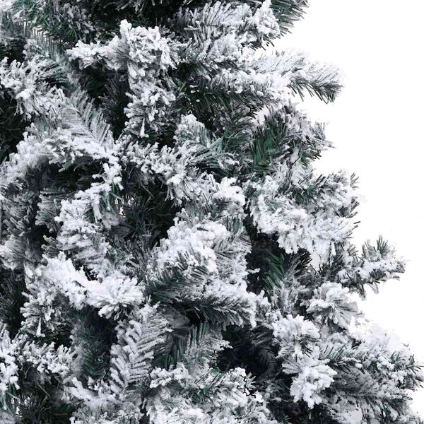 Umělý vánoční stromeček zasněžený zelený 180 cm PVC 320964