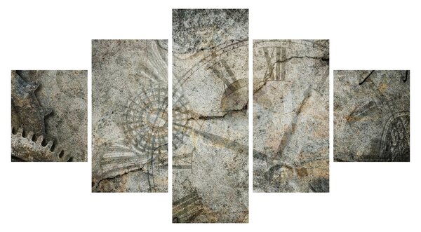 Obraz - Tok času (125x70 cm)
