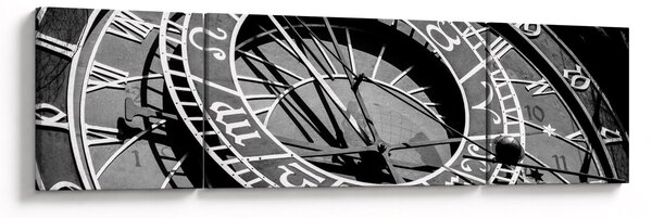 Obraz - Astronomické hodiny, Praha, Česká Republika (170x50 cm)
