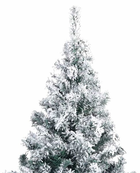 Umělý vánoční stromeček zasněžený zelený 180 cm PVC 320964