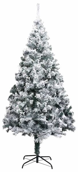 Umělý vánoční stromeček zasněžený zelený 180 cm PVC 320964