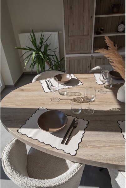 Prostírání s příměsí lnu 30x43 cm Noura – Tiseco Home Studio