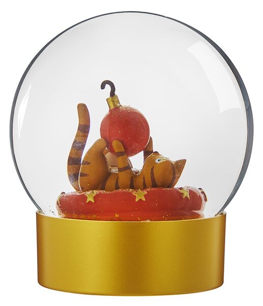 CELEBRATE X-MAS Sněhová koule kočka 11 cm