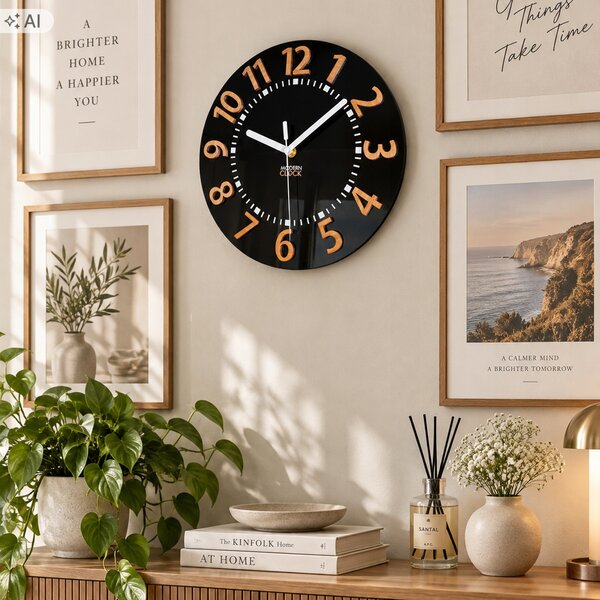 Nástěnné hodiny ModernClock vícebarevné 28cm