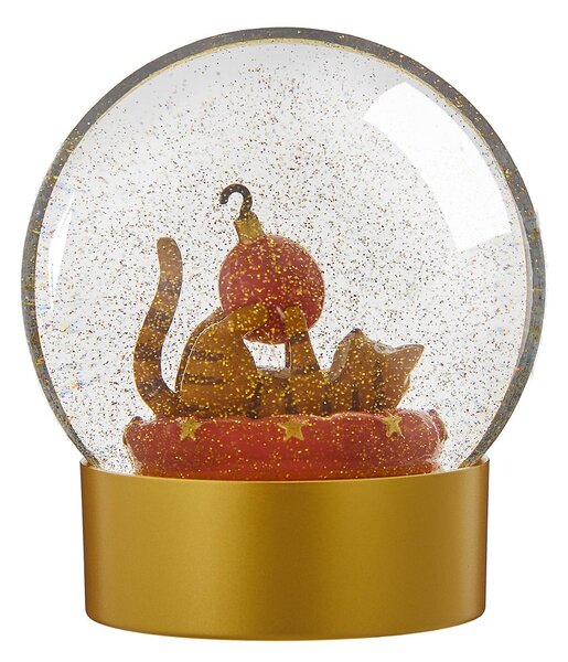 CELEBRATE X-MAS Sněhová koule kočka 11 cm