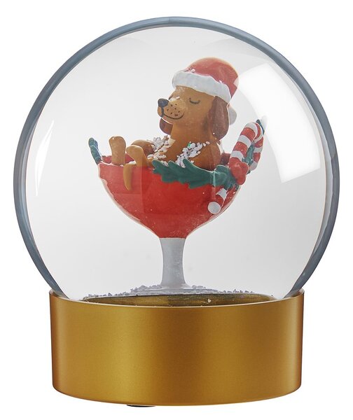 CELEBRATE X-MAS Sněhová koule pes 11 cm