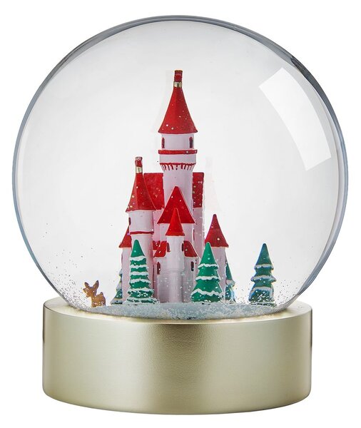 CASTLE Sněhová koule svítící zámek 20 cm