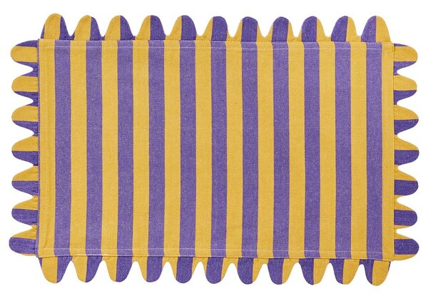 VEGAS STRIP Prostírání 49 x 33 cm - fialová/žlutá