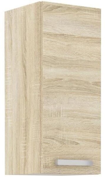 Vysoká skříňka s 1 výklopnými dvířky - Imitace dub Sonoma - D 30 x H 31,6 x V 72 cm - LASSEN